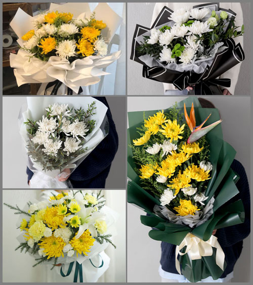 甘肃省白银景泰县漫水滩乡双树村白事花束代送